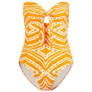 Купальник Seafolly Women's Zanzibar Twist Tie Front One Piece, цвет Mandarin