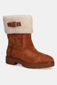 Замшевые ботильоны Allyson Srlg Lauren Ralph Lauren, коричневый