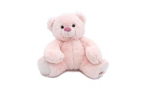Hamleys Плюшевая кукла Animal Shy Face Hiding Bear Couple Teddy Bear розовый/коричневый, высота 27см