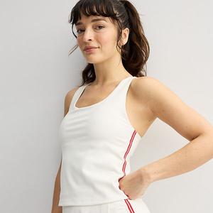 Женская футболка-майка с круглым вырезом Flx, Ivory