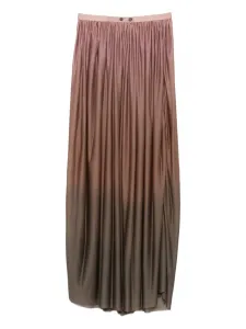 Юбка-плиссировка с эффектом омбре FALIERO SARTI, коричневый