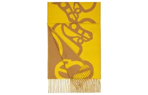 HERMES Вязаный шарф Women's Yellow