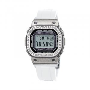 Casio Часы Retrofit Series с солнечным механизмом, полимерным ремешком, унисекс, черный циферблат