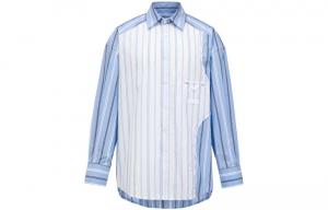 Feng Chen Wang Мужская синяя рубашка