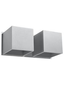 Nice Lamps Настенный светильник GEO 2 серого цвета (высота 11 см, длина 26 см)