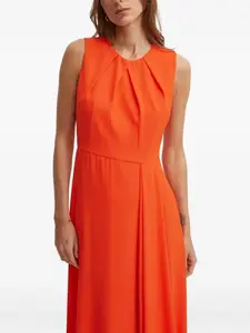 Платье макси с драпировкой Sandro Ferrone, оранжевый