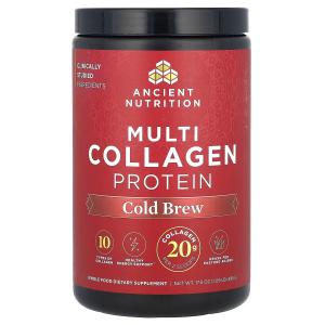 Добавка Ancient Nutrition Multi Collagen Protein Cold Brew, 496 г