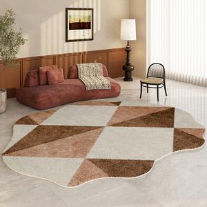 AOVOC Ковер 180х250 см из искусственной шерсти, нестандартной формы, для гостиной или спальни, модель Patan Thick Version 06
