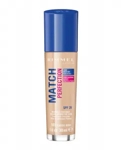 Тональная основа Match Perfection Foundation Rimmel, 101 Classic Ivory