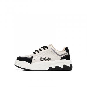 Lee Cooper Повседневные противоскользящие низкие скейтерские кроссовки с эффектом увеличения роста унисекс бежево-черные мужские, цвет Beige Black Men's