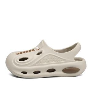 Противоскользящие и износостойкие дышащие тапочки для детей BOBDOG, бежевый/коричневый