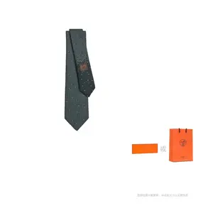 HERMES Мужской галстук, Gray