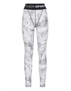 Леггинсы Plein Sport Skinny Leggings, белый