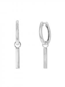 Lucardi Серьги-гвоздики из серебра 925 пробы