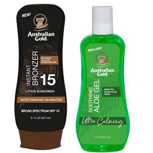 Солнцезащитный лосьон Australian Gold SPF15 + Алоэ после загара