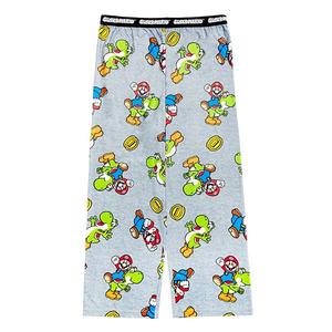 Детские пижамные брюки mario "mario power up" для мальчиков 4-20 в размерах regular и husky Licensed Character