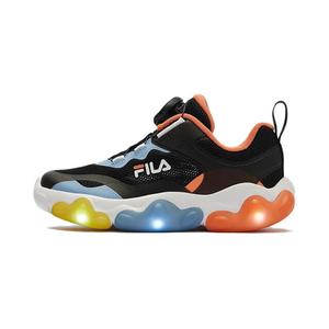 FILA KIDS Детские кроссовки BOA Low Top, цвет черный, синий, для детей от 3 до 7 лет