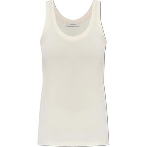 Безрукавка рифленая трикотажная Lemaire, кремовый