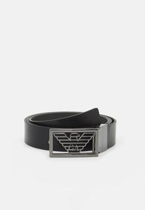 Ремень PLAQUE BELT Emporio Armani, черный/серый