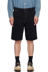Черные джинсовые шорты до колена Carhartt Work In Progress