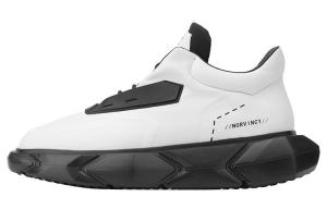 Массивные кеды унисекс с низким верхом черного/белого цвета Norvincy