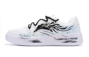 Понтонные лодки устойчивые к истиранию дышащие низкие скейтерские кроссовки men's LINING, белый