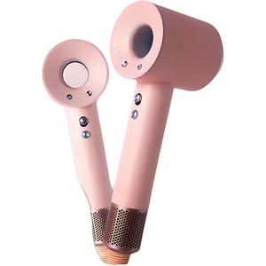 Фен с отрицательными ионами для ухода за волосами, термостат и быстрая сушка, холодный и горячий воздух, мощный обдув GSBSHD3 Dr.Flash, розовый