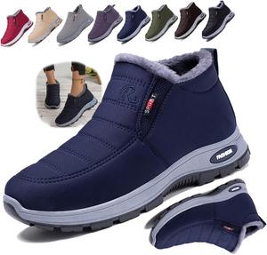 Женские зимние ботинки на овчине, утепленные, водонепроницаемые, противоскользящие, ортопедические, легкие, с удобной посадкой, водонепроницаемые походные ботинки Generic, синий