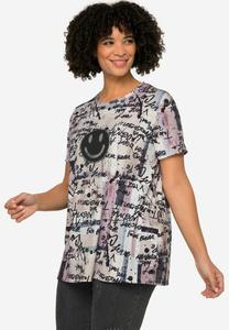 Футболка с принтом SCRIBBLE MUSTER SMILE Angel of Style, белый