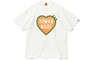 Футболка с принтом Heart Logo Graphic #12 HUMAN MADE, белый