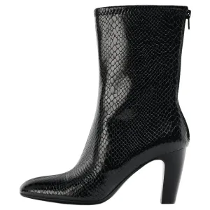 ZARA Женские черные ботинки на 8 см