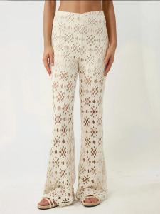 Расклешенные брюки Hiccup, Natural White