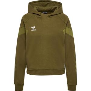 Женская толстовка Hmltravel Sweat Hoodie для мультиспорта HUMMEL, цвет gruen