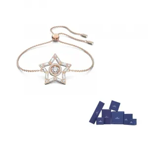 Swarovski Стильный браслет Stella с искусственными кристаллами, розовое золото