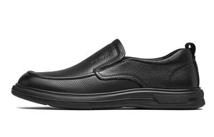 HLA Повседневные кожаные туфли мужские низкие, черные