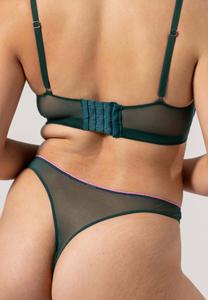 Стринги Understatement, темно-зеленый