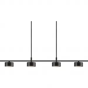 Светильник LED подвесной CLYDE с LED-модулем теплого белого света, подвесной светильник, +LED, +диммер для создания атмосферы, регулируемый Nordlux, черный