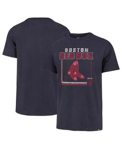 Мужская темно-синяя футболка Boston Red Sox Borderline Franklin '47 Brand
