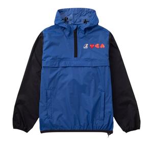 Толстовка с короткими молниями Comme des Garçons PLAY x K-Way, цвет Синий
