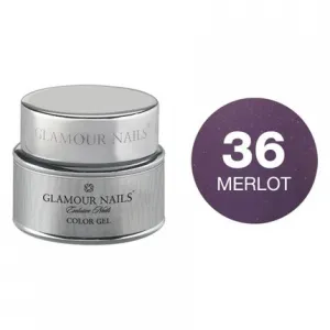 Гель-лак Glamour Color Gel 36 - 5 миллилитров Vip
