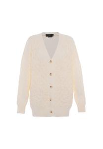 Вязаный кардиган faina, Wool White