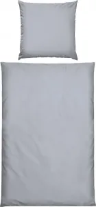 Постельное белье Boston, светло-серое, 1x 135x200 см + 1x 80x80 см REDBEST