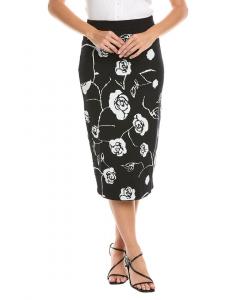 Грация Облегающая Вязаная Юбка Gracia, черный