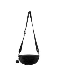 Наплечная сумка Seidenfelt, цвет croco print black