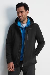 Куртка из софтшелла "Truro" с капюшоном TOG24, черный