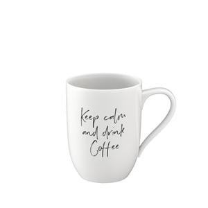 Бокал Бокал 'Keep calm and drink Coffee' объем 290 мл, белый Villeroy & Boch, белый