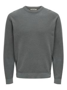 Свитер Тони серого цвета ONLY & SONS