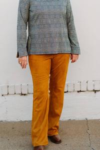 Джинсы с расклешенными штанинами в коричневом цвете Brown Multiples