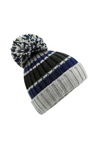 Полосатая шапка Hygge Beechfield, синий