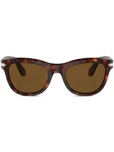 Солнцезащитные очки в квадратной оправе Persol, коричневый